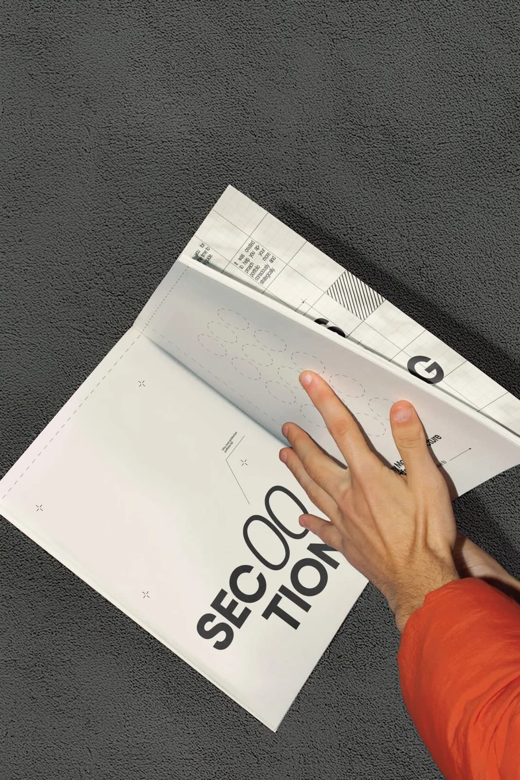 Portfolio Template pages showing the layout system